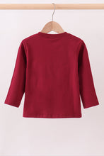 Load image into Gallery viewer, Premium Maroon Georgia bulldog applique top