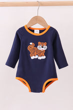 Load image into Gallery viewer, Premium Navy Auburn tiger applique bubble