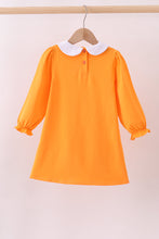 Load image into Gallery viewer, Premium Orange Tennessee puppy applique dress