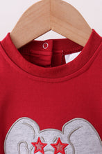 Load image into Gallery viewer, Maroon elephant Alabama football applique bubble