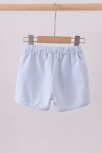 Load image into Gallery viewer, Premium Blue&white stripe drawstring shorts
