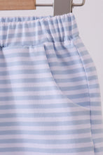 Load image into Gallery viewer, Premium Blue&white stripe shorts