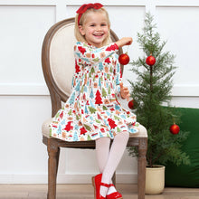 Load image into Gallery viewer, Christmas Merry Girl's Soft Bamboo Dress
