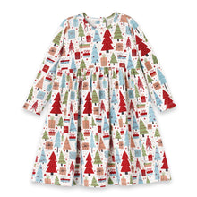 Load image into Gallery viewer, Christmas Merry Girl's Soft Bamboo Dress