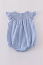 Load image into Gallery viewer, Premium blue cross embroidery bubble - Abbies Place