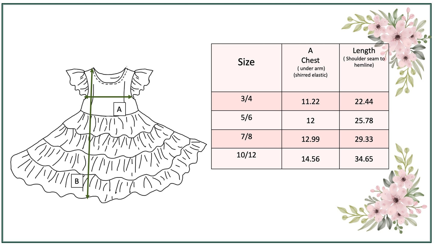 Ava Hot Pink Tiered Ruffles Dress