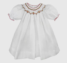 Load image into Gallery viewer, Holiday Bishop Smocked Dress