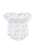 Load image into Gallery viewer, Chicks Print Smocked Bubble