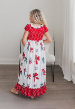 Load image into Gallery viewer, Christmas Bow Lounge Gown