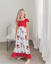 Load image into Gallery viewer, Christmas Bow Lounge Gown