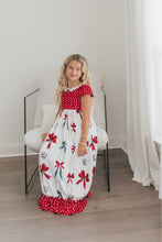 Load image into Gallery viewer, Christmas Bow Lounge Gown