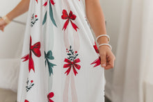 Load image into Gallery viewer, Christmas Bow Lounge Gown