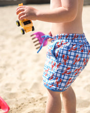 Load image into Gallery viewer, Red as a Lobster Swim Trunks- FINAL SALE