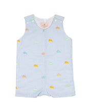 Load image into Gallery viewer, Colorful Bunnies Embroidered Shortall