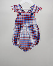 Load image into Gallery viewer, Blue and Red Plaid Gracie Bubble