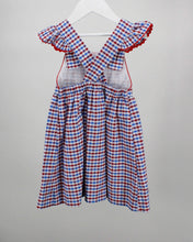 Load image into Gallery viewer, Blue and Red Plaid Gracie Dress