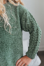 Load image into Gallery viewer, Green Chenille Nutcracker Bell Pant Set