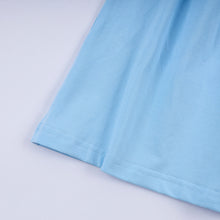 Load image into Gallery viewer, Blue nativity hand smocked dress