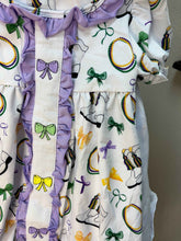 Load image into Gallery viewer, Boots and Bows Embroidered GIrls Dress