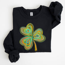 Load image into Gallery viewer, Pastel Shamrock, Clover, Lucky, Irish, Lucky Charm, Retro, St Patrick's Day Sweatshirt