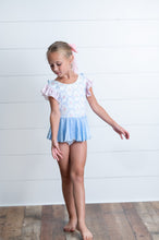 Load image into Gallery viewer, Pastel Floral Skirted Leotard
