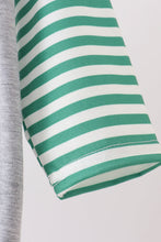 Load image into Gallery viewer, Green tree tractor applique stripe bubble