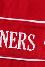 Load image into Gallery viewer, Red sooners embroidery boy set - Abbies Place
