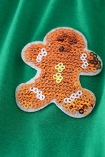 Load image into Gallery viewer, Green christmas sequin tiered girl dress