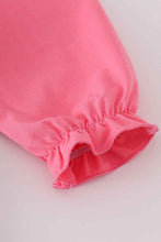 Load image into Gallery viewer, Blue christmas tree smocked ruffle jumpsuit set - Abbies Place