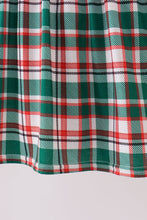 Load image into Gallery viewer, Green plaid ruffle 2pc set