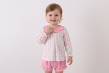 Load image into Gallery viewer, Floral tulip ruffle bloomer set