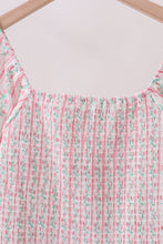 Load image into Gallery viewer, Floral tulip smocked mom dress