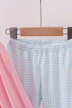 Load image into Gallery viewer, Pink animal smocked ruffle pants set