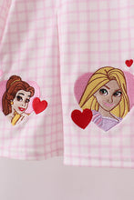 Load image into Gallery viewer, Red princess embroidery bloomer set