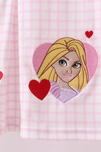 Load image into Gallery viewer, Red princess embroidery pants set