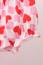 Load image into Gallery viewer, Red heart french knot bloomer set