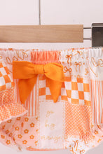 Load image into Gallery viewer, Orange Tennessee patchwork bloomer set