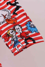 Load image into Gallery viewer, Red Dr. Seuss bamboo dress