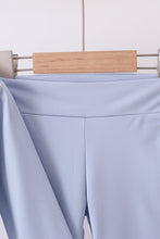 Load image into Gallery viewer, Blue active flare pants set