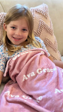 Load image into Gallery viewer, Personalized Baby Blanket, Toddler Blanket, Throw Blanket