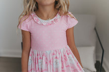 Load image into Gallery viewer, Pink Santa Bow Lounge Gown