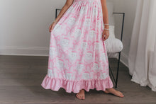 Load image into Gallery viewer, Pink Santa Bow Lounge Gown