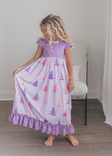 Load image into Gallery viewer, Purple Tree Lounge Gown