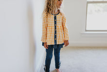 Load image into Gallery viewer, Mustard Gingham Check Set