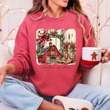 Load image into Gallery viewer, Small Town Christmas, Country, Farm Life, Santa Sweatshirt
