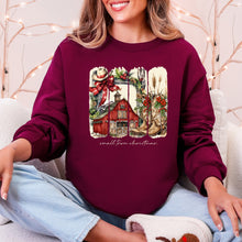 Load image into Gallery viewer, Small Town Christmas, Country, Farm Life, Santa Sweatshirt