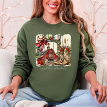 Load image into Gallery viewer, Small Town Christmas, Country, Farm Life, Santa Sweatshirt
