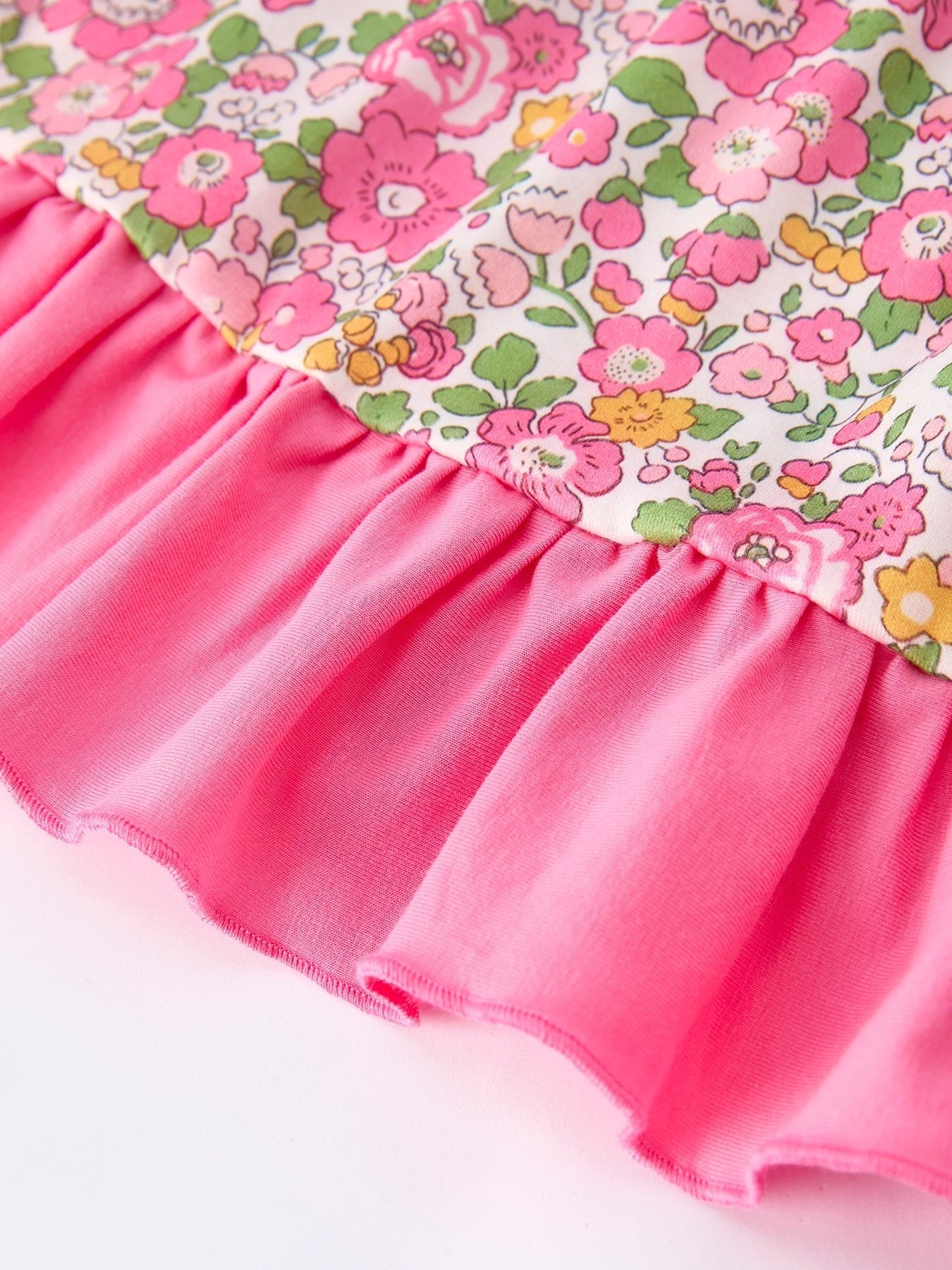 "DADDY'S GIRL" Bow Embroidered Ruffle Collar Girl Dress - Abbies Place