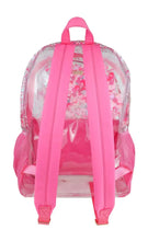 Load image into Gallery viewer, Pink Party Confetti Pink Clear Backpack - Image #2