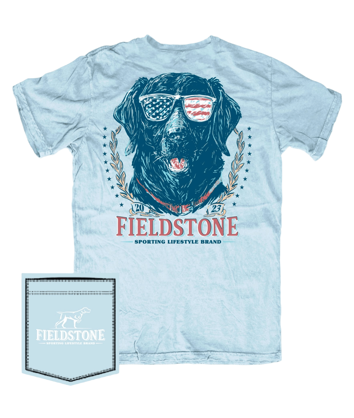 Fieldstone Flag Shades Lab Tee-Shirt - Abbies Place